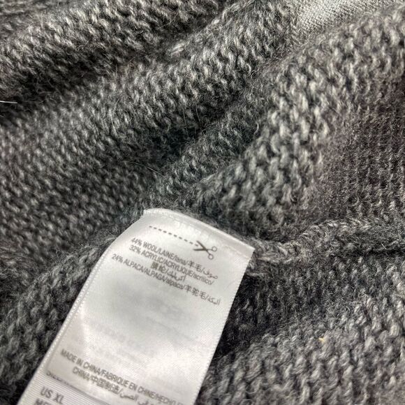 Juicy Couture Black Label Dark gray knit Sweater Rhinestone accents.Size XL - Picture 12 of 12